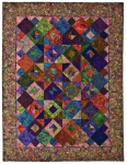 All Tucked In quilt from Batik Gems by Laurie Shifrin