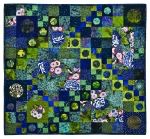 Broken Garden Path quilt from Batik Gems by Laurie Shifrin