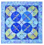 Coming Full Circle quilt from Batik Gems by Laurie Shifrin