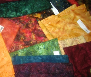 Hoffman Batiks in Fall Colors